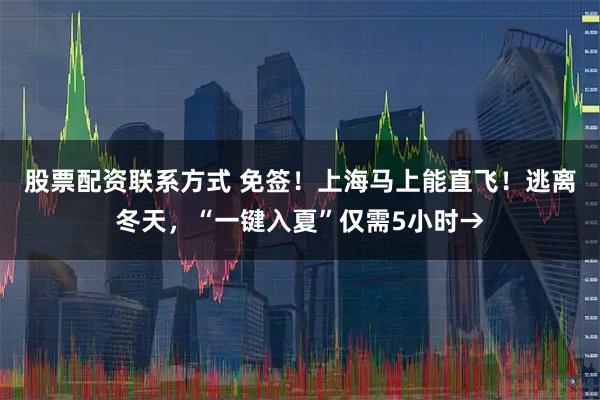 股票配资联系方式 免签！上海马上能直飞！逃离冬天，“一键入夏”仅需5小时→